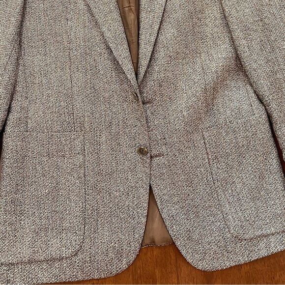 Vintage Yves Saint Laurent Menswear Blazer Tweed French Tailoring Robinson’s - Picture 10 of 11